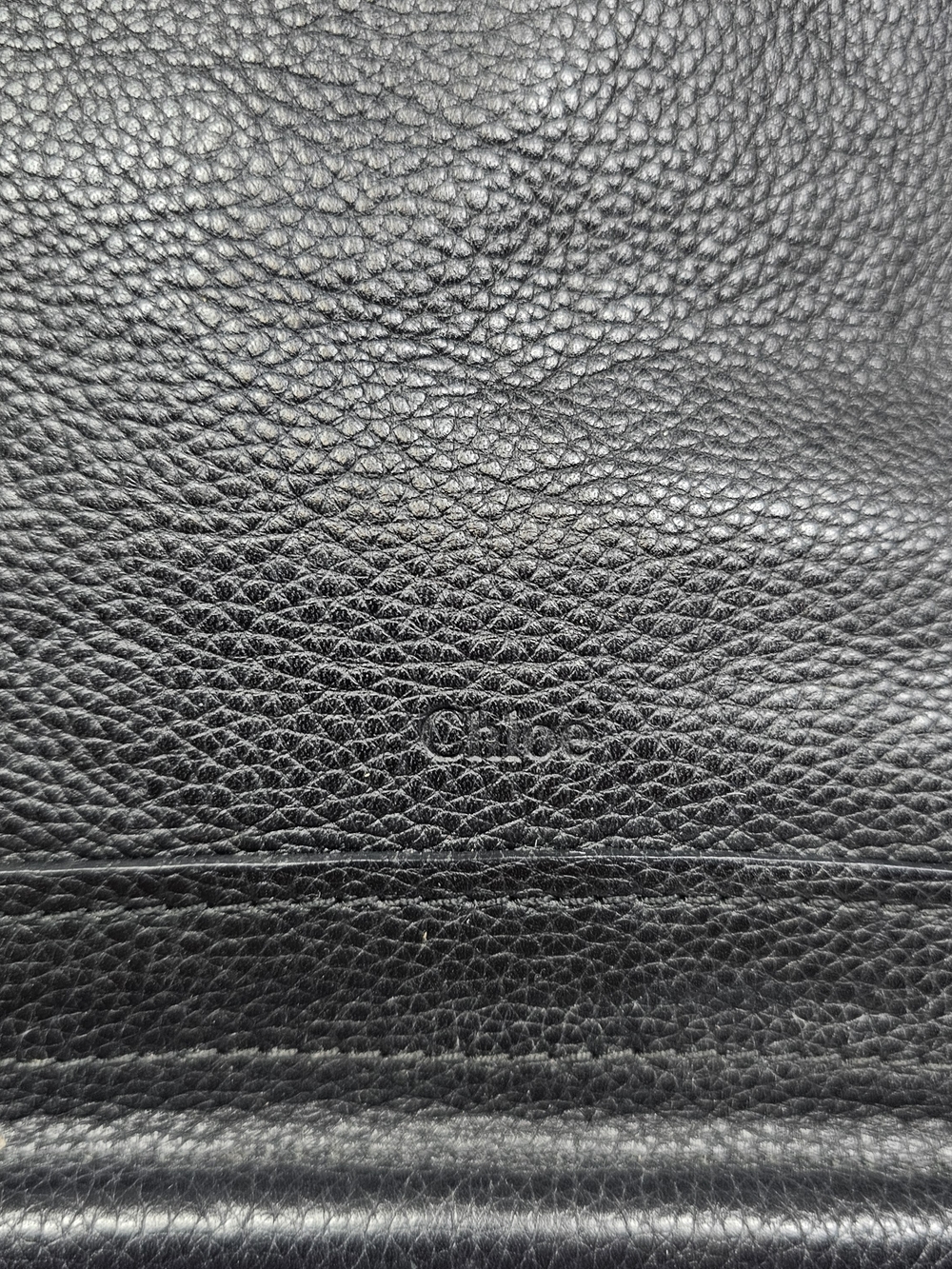 Chloe Paraty Black Leather Shoulder Bag with Gold Hardware - Picture 3 of 15